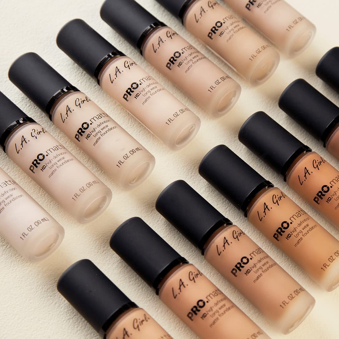 L.A. Girl PRO.Matte Foundation, Nutmeg GLM683 Beauty & Personal Care L.A. Girl