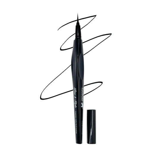 Kokie Cosmetics Line & Style Liquid Eyeliner, Jet Black, 0.014 Fluid Ounce Beauty & Personal Care Kokie