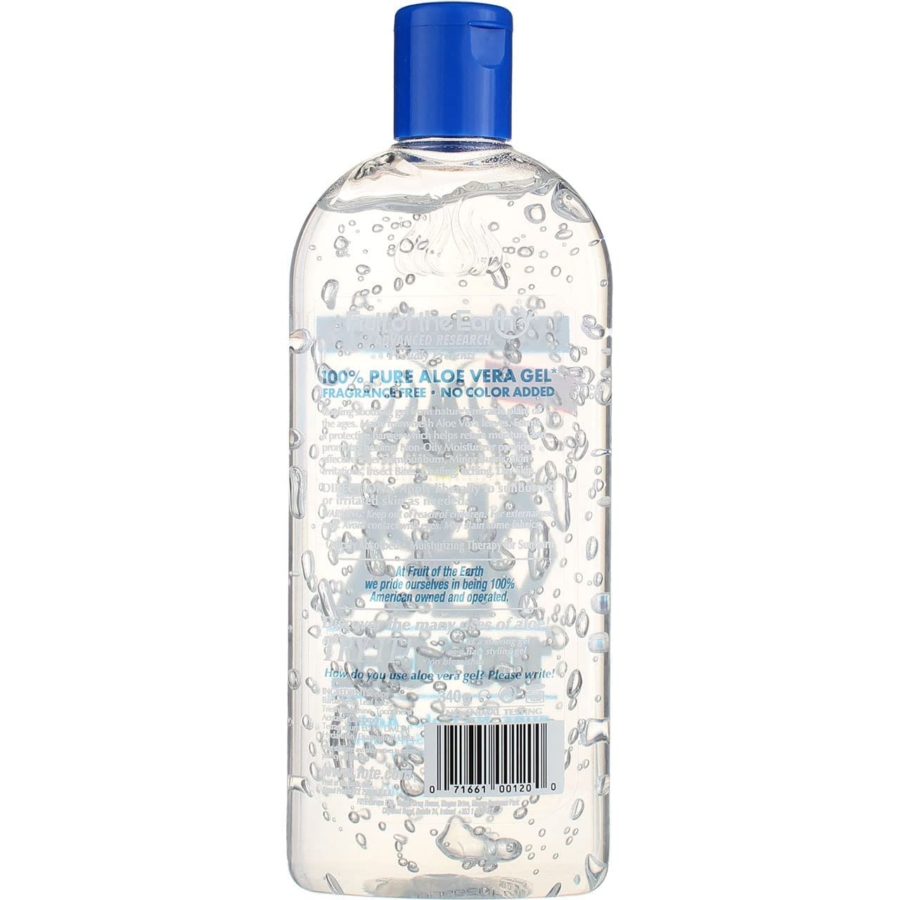 Fruit of the Earth 100% Aloevera 12 oz. Gel - Pack of 1 Beauty & Personal Care Fruit of the Earth