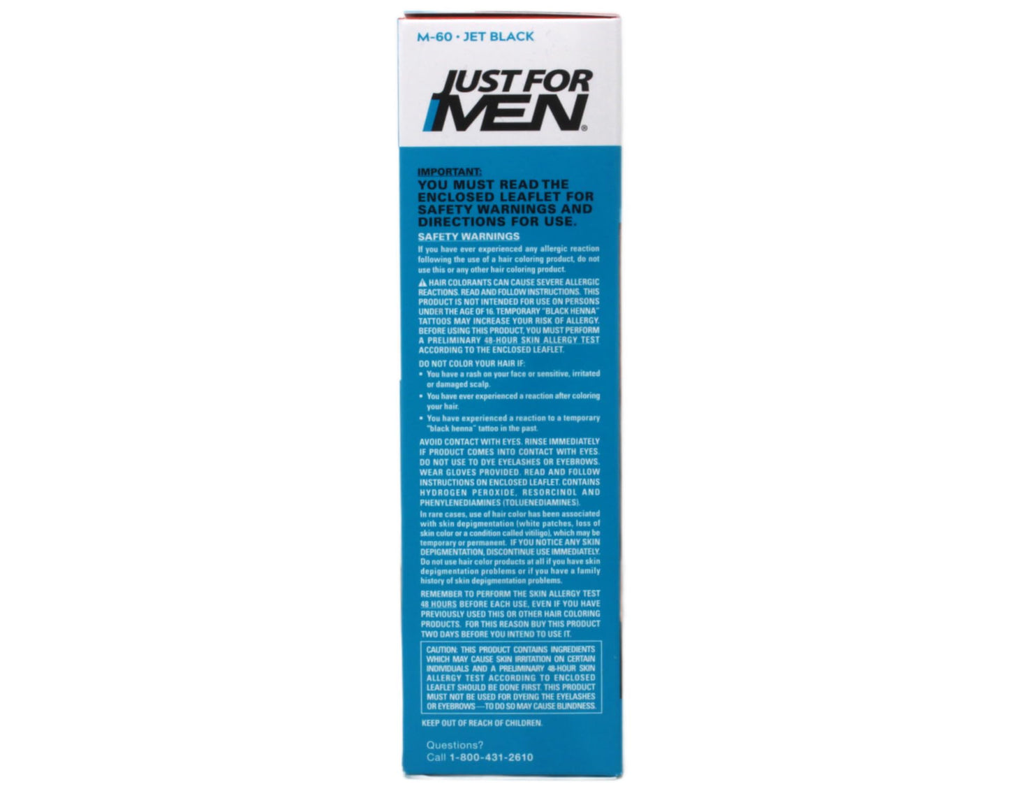 Just For Men Color Gel Mustache, Beard & Sideburns 115 Jet Black 1 Each (Pack Of 5) Beauty & Personal Care Just for Men