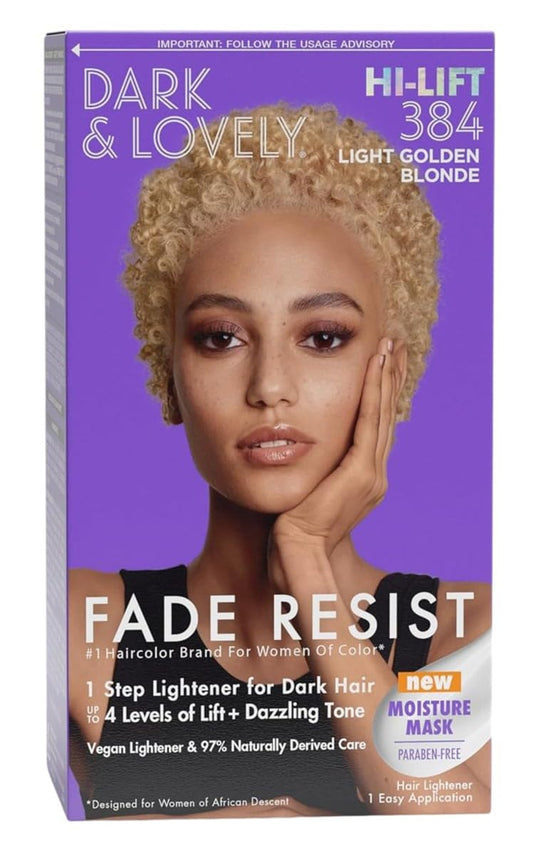 Dark & Lovely Color #384 Light Golden Blonde (Pack of 3) Beauty & Personal Care Dark and Lovely