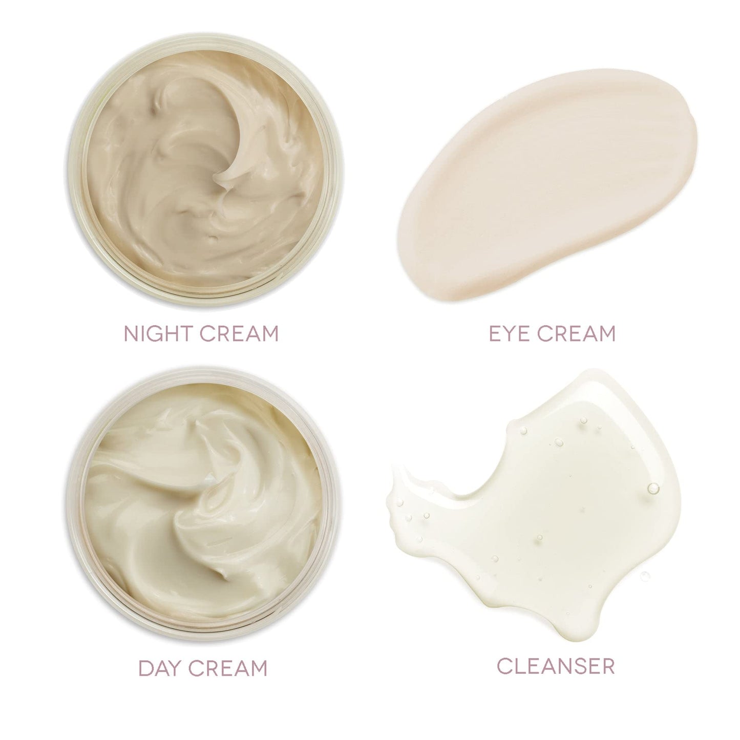 Earth To Skin Tea Time Starter Set: White Tea Cleanser (1.0 Fl Oz), White Tea Day Cream (0.5 Fl Oz), Black Tea Night Cream (0.5 Fl Oz), Chamomile Eye Beauty & Personal Care Earth To Skin