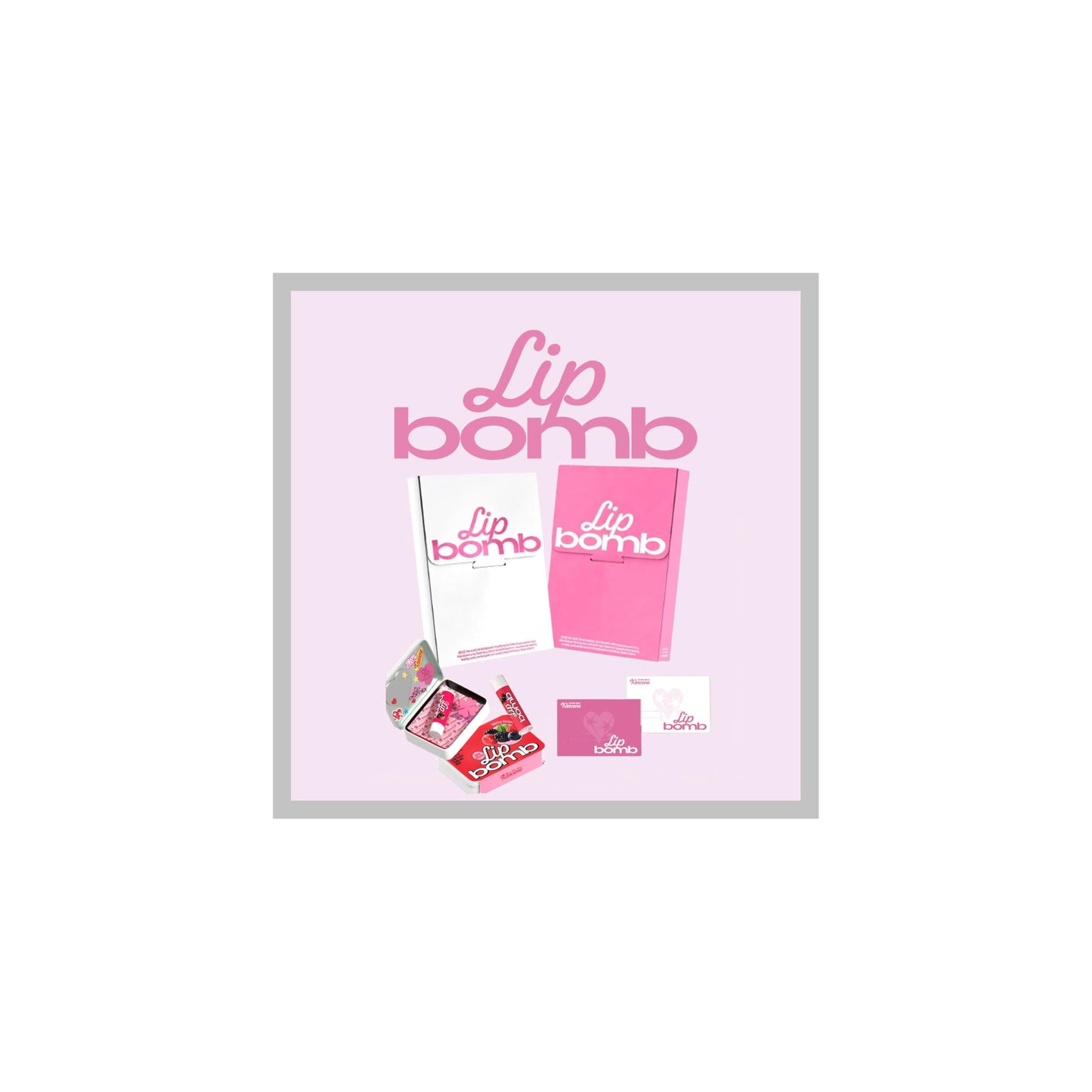 RESCENE lip bomb 3rd Mini Album Full 5 Version Set lip balmQR+photocard Set(balm+tint)+Standard Set(balm+tint)+Tracking Sealed Beauty and Personal Care valueflag
