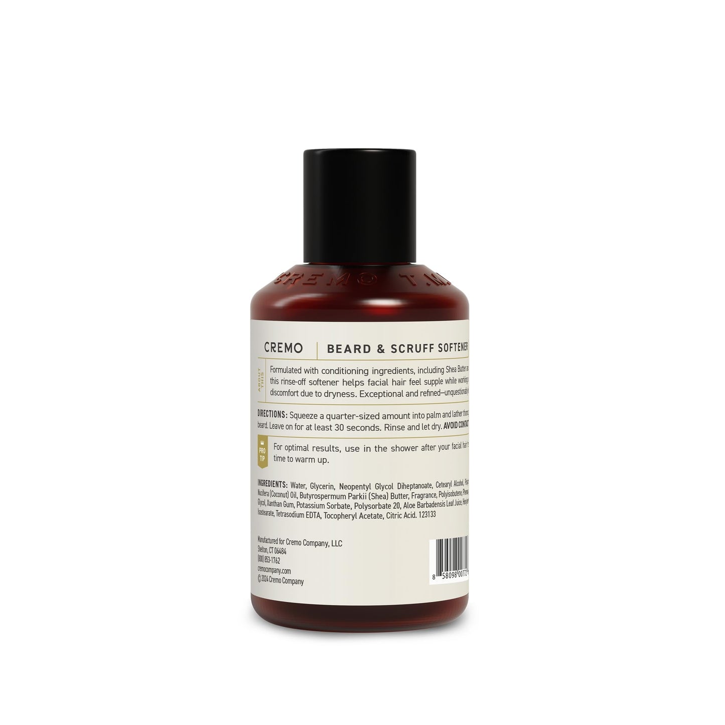 Cremo Cedar Forest Beard & Scruff Softener, Softens and Conditions Coarse Facial Hair of all Lengths in Just 30 Seconds, 6 Fluid Ounce Beauty & Personal Care Cremo
