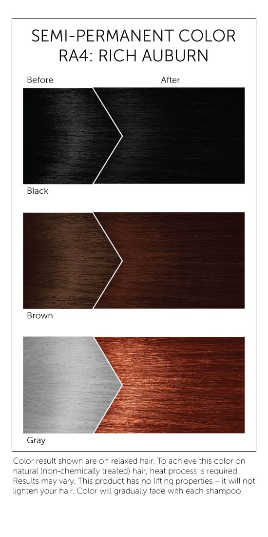 RA4 Rich Auburn Bigen Semi Permanent Hair Color (3 Pack) Beauty & Personal Care Bigen