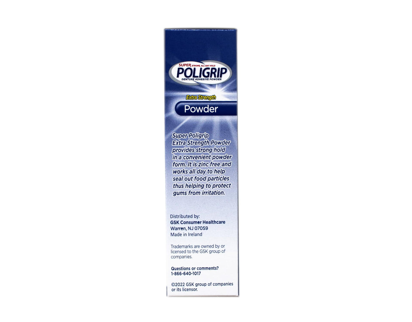 Super POLIGRIP Extra Strength Denture Adhesive Powder 1.60 oz (Pack of 12) Beauty & Personal Care Super Poli-Grip