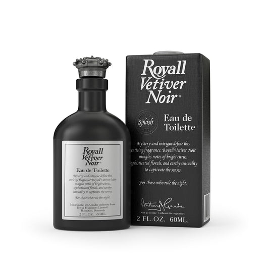 ROYALL VETIVER NOIR, Men's Eau de Toilette, Vetiver & Amber Fragrance - 2 Fl oz Splash Beauty & Personal Care ROYALL LYME