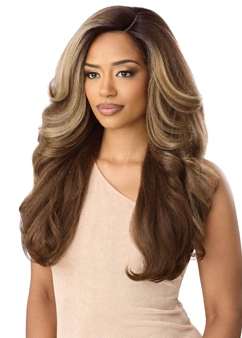 Outre Lace Front Wig - Neesha Soft & Natural - Neesha 211 (DR99J/ROSY SPICE)