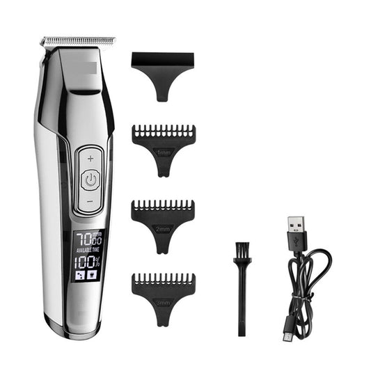 Razors Professional Hair Clipper Beard Trimmer for Men Adjustable Speed LED Digital Carving Clippers Electric Razor KM-5027 Beauty and Personal Care EWKYLSEM