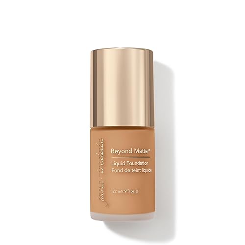 jane iredale Beyond Matte 3-in-1 Liquid Foundation, Long-wear, Buildable Coverage, Vegan, Clean, Cruelty Free, Semi Matte Finish, M12 Beauty & Personal Care jane iredale
