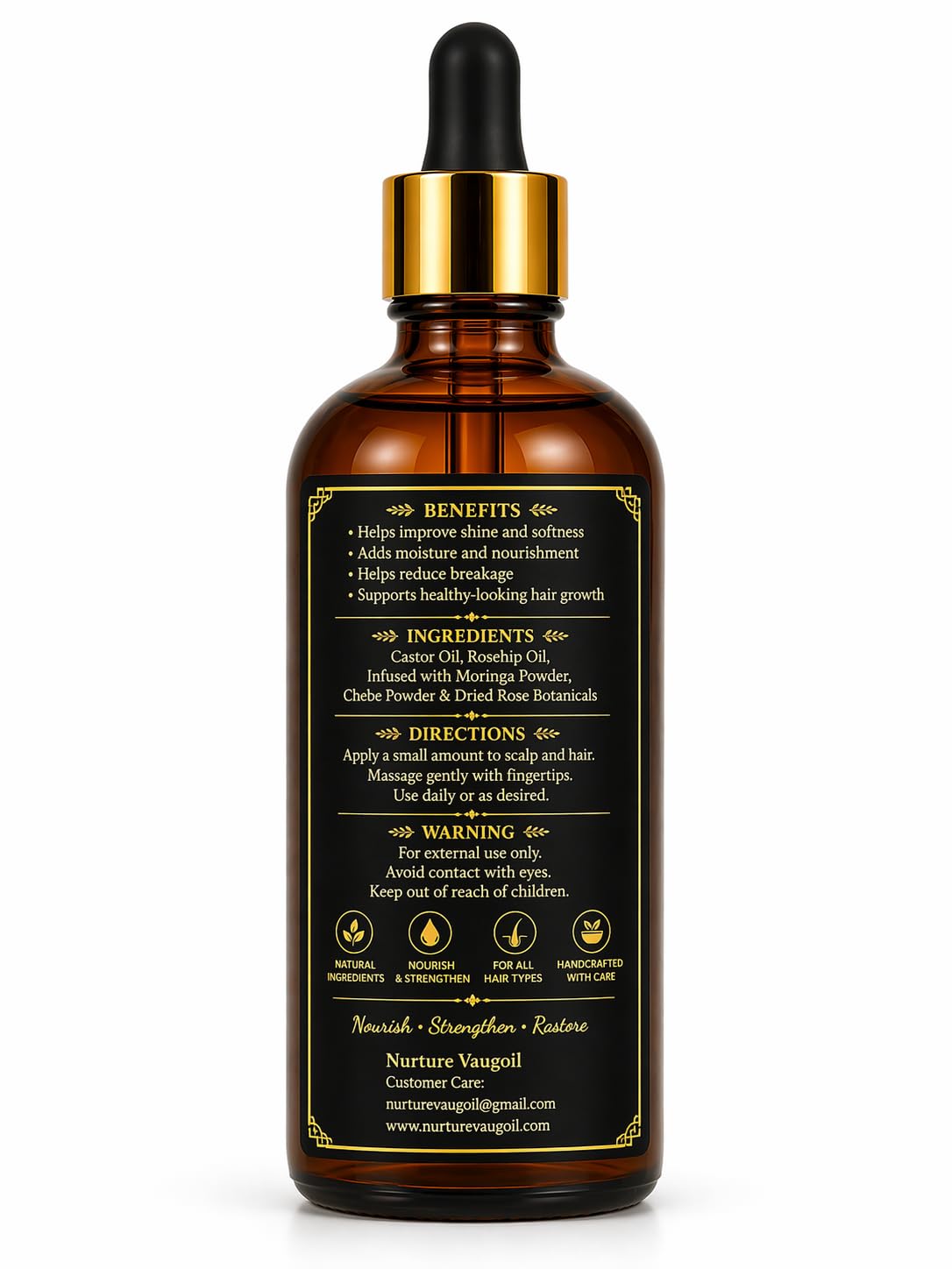 Nurture Vaugoil Glam Hair Serum Beauty & Personal Care Nurture Vaugoil