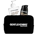 Gentlehomme Facial Kit - Pouch, Facial Cream & Cleanser for Men, Face Essentials for Travel, Men's Travel Skincare Set - Includes Facial Cream (1.8 Beauty & Personal Care Gentlehomme
