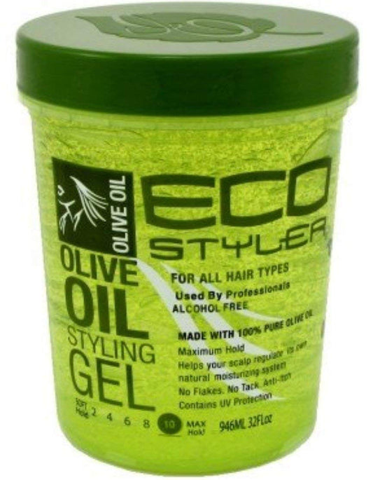 ECOCO Eco Style Gel, Olive 32 oz (Pack of 6) Beauty & Personal Care ECOCO