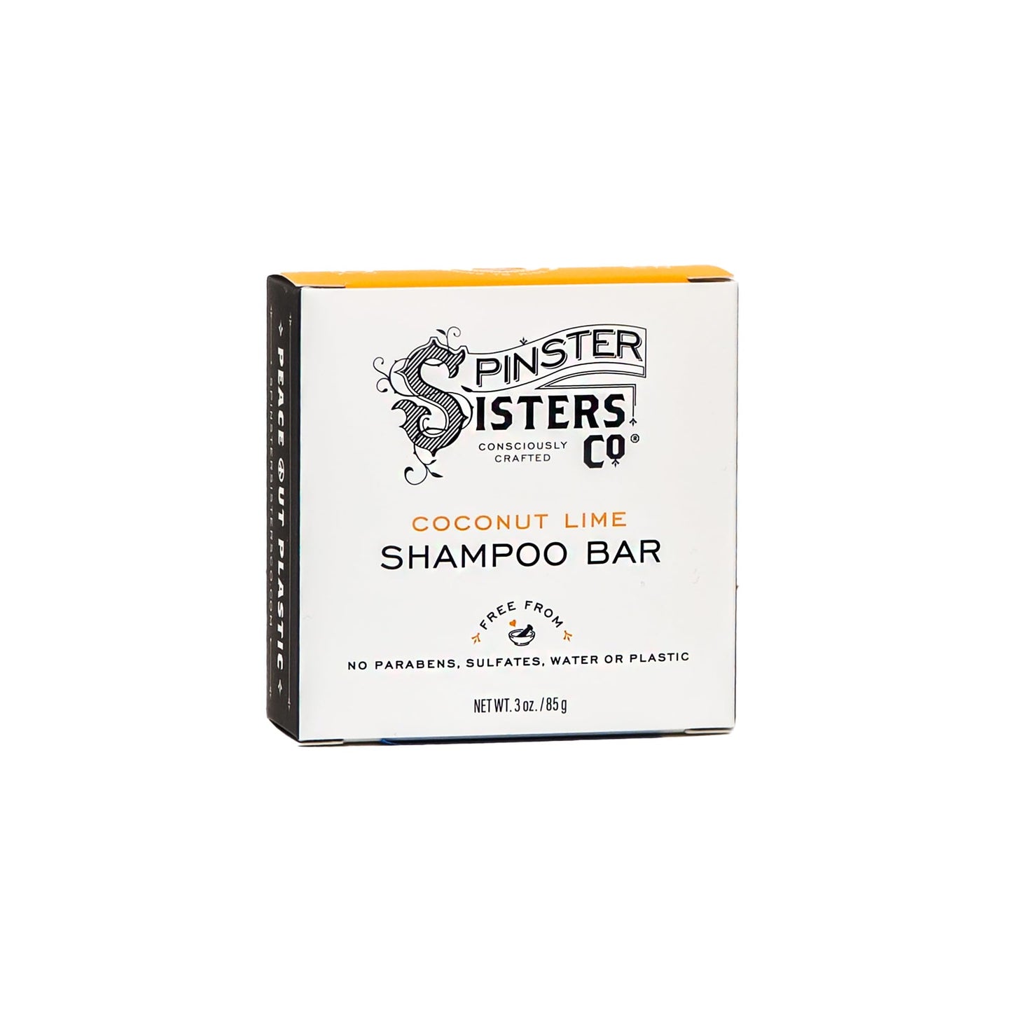 Spinster Sisters Natural Hair Care Set, Coconut Lime - Shampoo Bar, Conditioner Bar, Brown Dry Shampoo - Homemade, sulfate-free, moisturizing Beauty & Personal Care Spinster Sisters