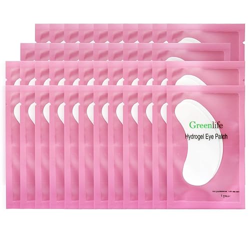 GreenLife 300 Pairs Eye Pads, 100% Naturel Eyelash Extension Under Eye Gel Pads patches kit Collagen with Aloe Vera Hydrogel Eye Patches set Beauty & Personal Care GreenLife