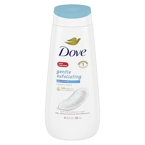 Dove Gentle Exfoliating Body Wash for renewed, Healthy-Looking Skin Sea Minerals Gentle Body exfoliator nourishes and revives Skin 325 ml Beauty & Personal Care Dove