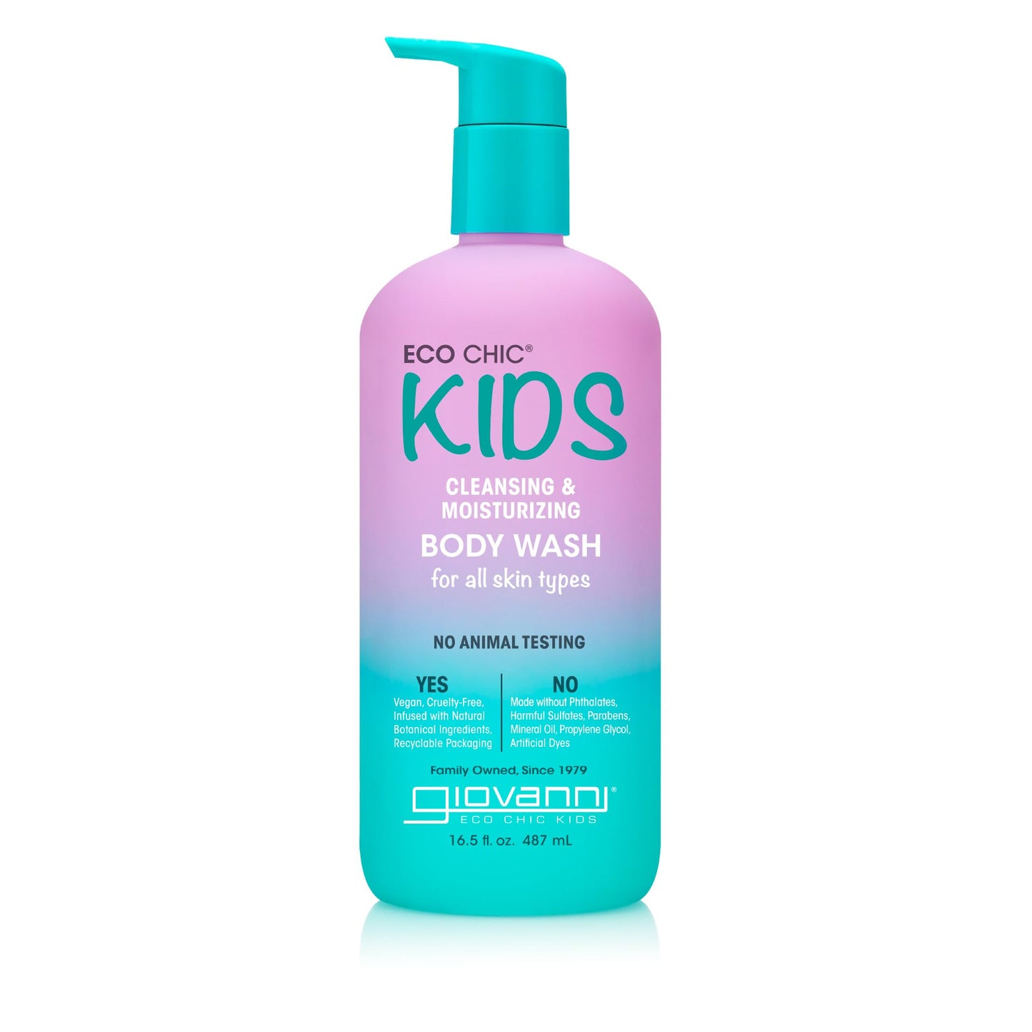 GIOVANNI Eco Chic KIDs Cleansing & Moisturizing Body Wash - Kids Body Wash, Kids body Wash Sensitive Skin, Kids Soap And Body Wash, Kids Sensitive Beauty & Personal Care GIOVANNI