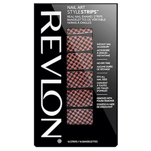 Revlon Nail Strips (fashion hound) 16 strips--- first one on left in picture Beauty & Personal Care REVLON