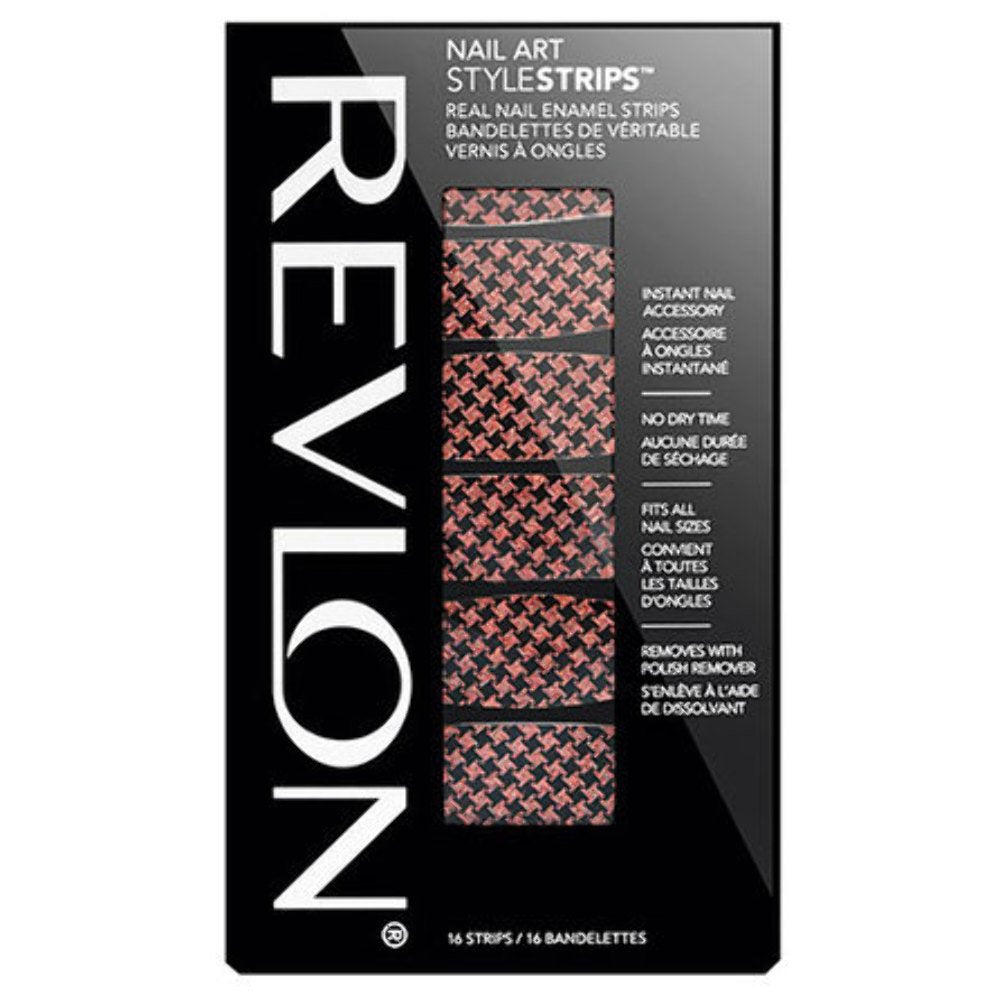 Revlon Nail Strips (fashion hound) 16 strips--- first one on left in picture Beauty & Personal Care REVLON