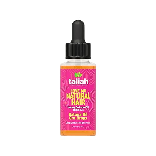 Taliah Waajid Love My Natural Hair Batana Oil Gro Drops 2oz - For Hair & Scalp with Batana Oil - Strengthens, Soothes Dry Scalp & Promotes Healthy Beauty & Personal Care Taliah Waajid black earth products