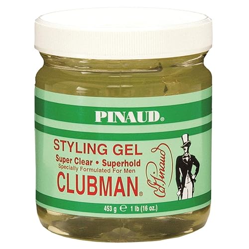 Clubman Super Clear Superhold Styling Gel, 16 oz Beauty & Personal Care Clubman
