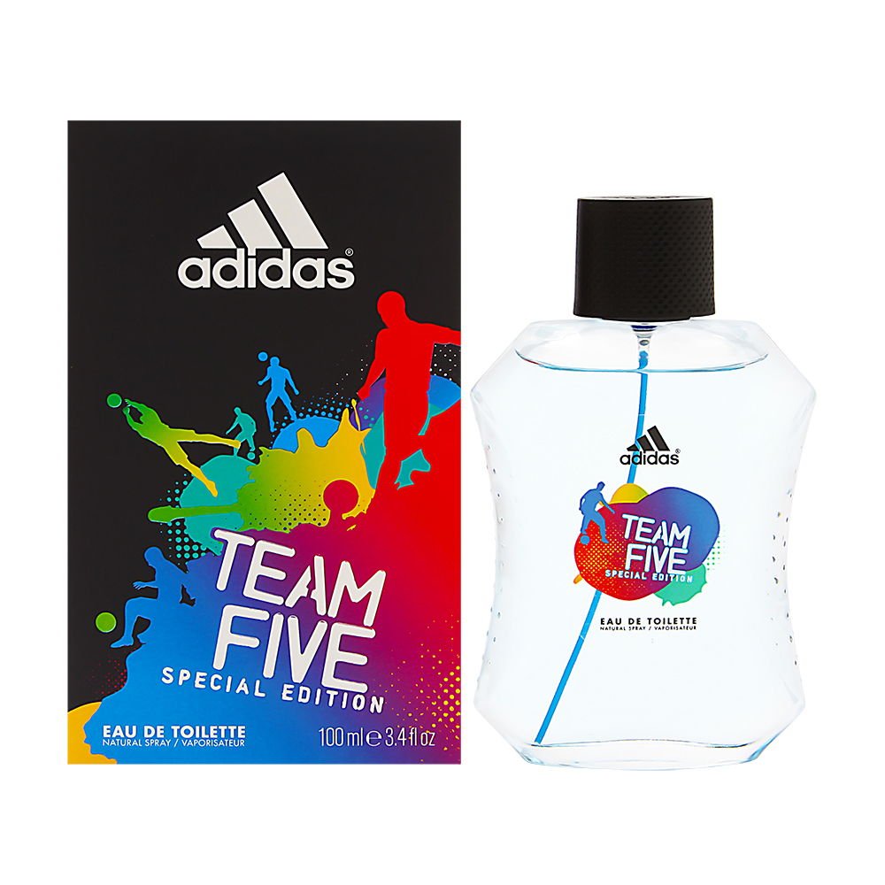 adidas Team Five Special Edition Eau De Toilette Spray for Men, 3.4 Fl Oz Beauty & Personal Care adidas