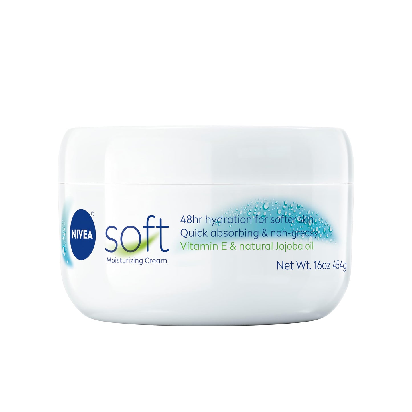 NIVEA Soft Refreshingly Soft Moisturizing Cream, Lightweight Body Moisturizer for Face, Body and Hands, Body Cream Enriched with Jojoba Oil Beauty & Personal Care NIVEA