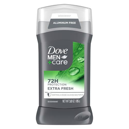 Dove Men+Care Deodorant Stick for Men Aluminum Free Extra Fresh 72-Hour Odor Protection Mens Deodorant with 1/4 Moisturizing Cream 3 oz Beauty and Personal Care DOVE MEN + CARE