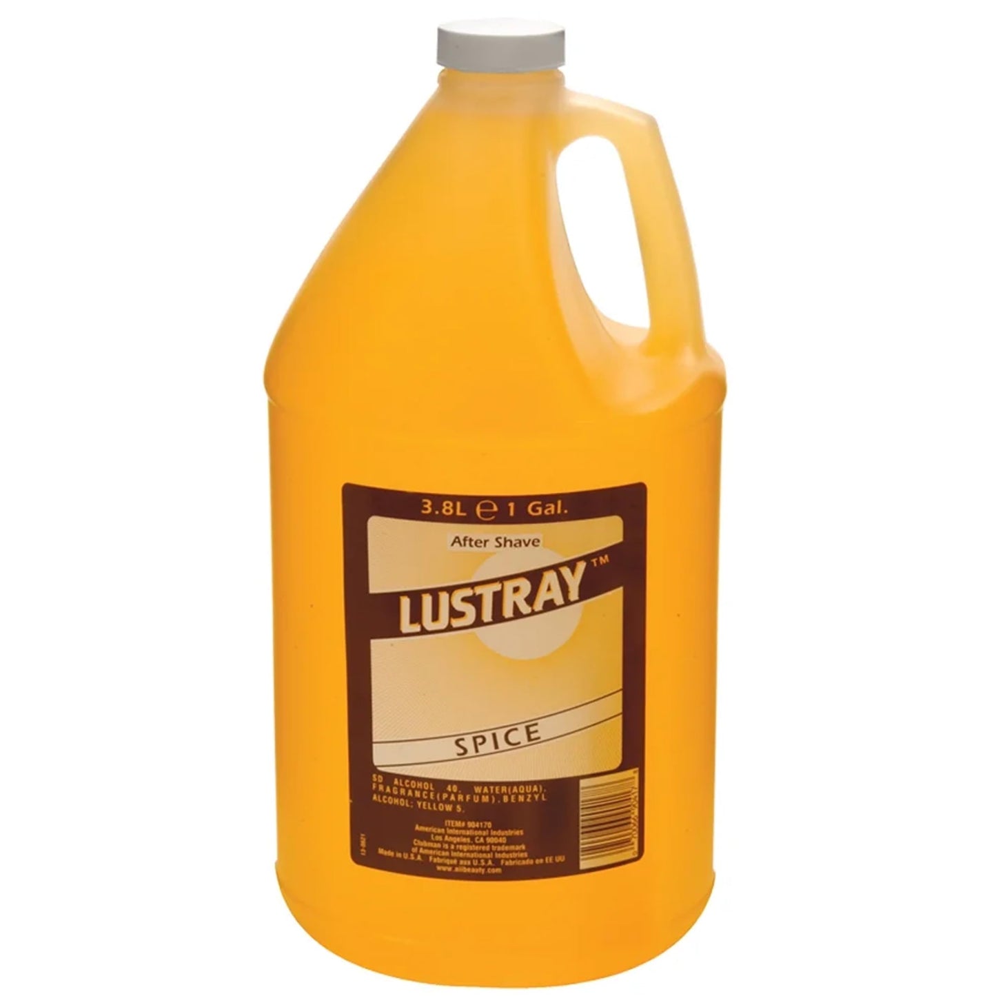 Clubman Lustray Spice After Shave - Classic Refreshing Scent Aftershave for Men, Barbershop & Home Use Splash, 1 Gallon Beauty and Personal Care Clubman