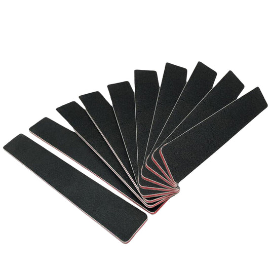 10Pcs Professional Washable Thick Nail Files Emery Board 60/60 Grit Black Nail Art Care Sanding Buffer Buffing Manicure Pedicure Tool Beauty & Personal Care ASTRQLE