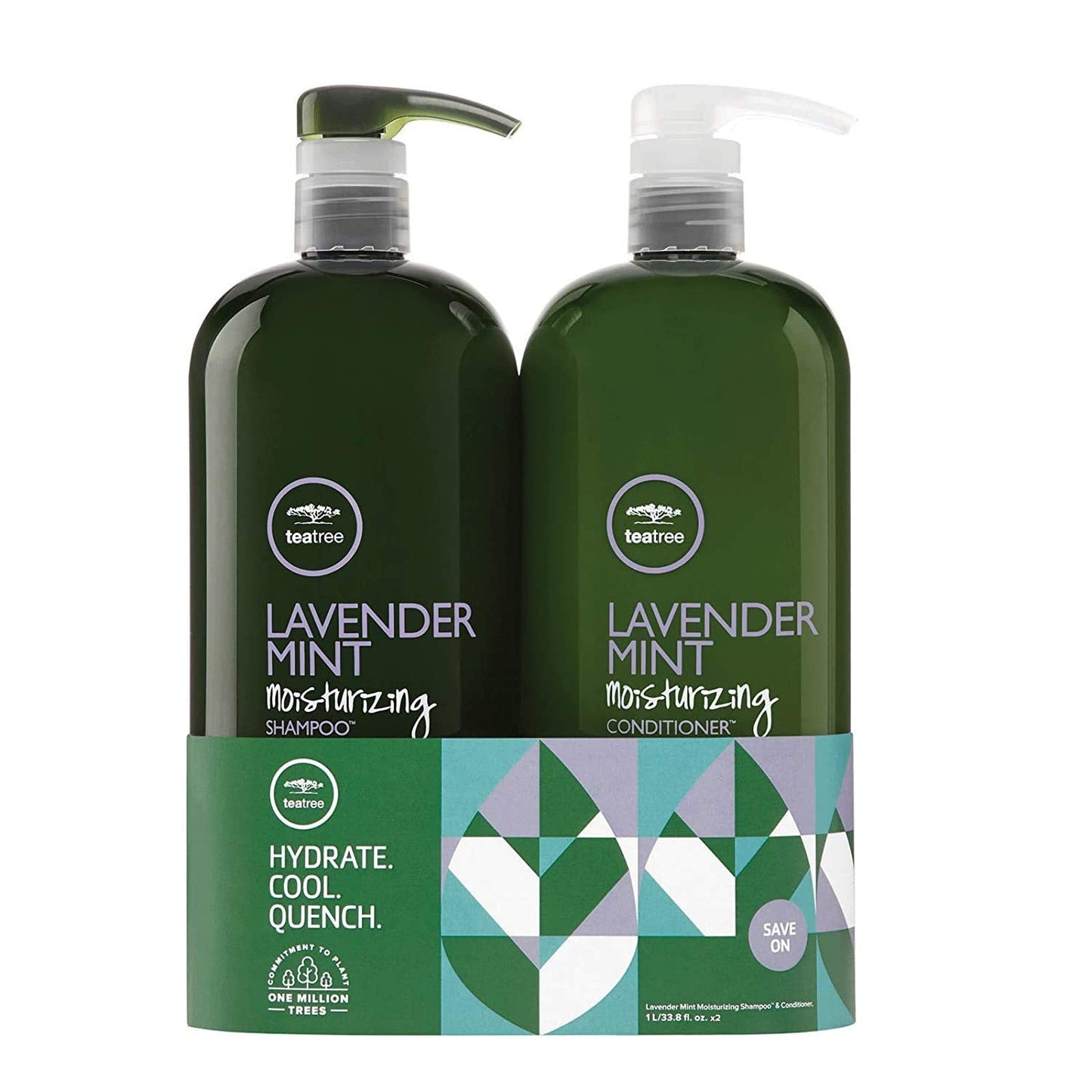 Tea Tree Hydration Lavender Mint Moisturizing Liter Duo Set Beauty & Personal Care Tea Tree