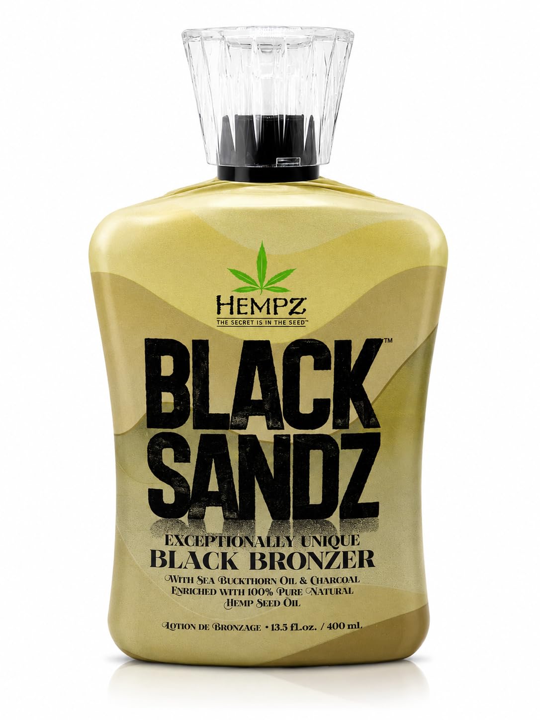 Hempz Black Sandz Unique Black Bronzer DHA & Cosmetic Bronzer 13.5oz