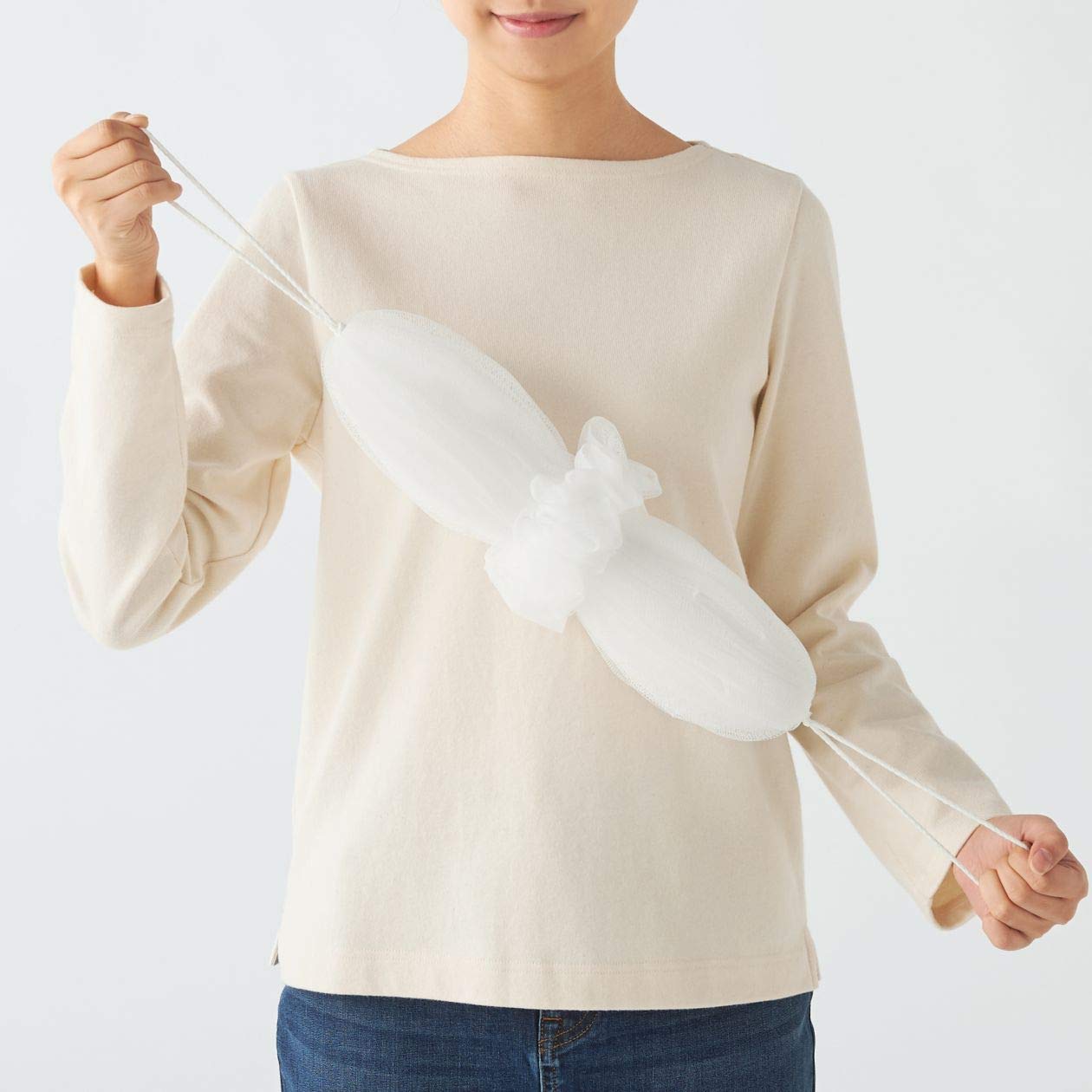 MUJI Body Scrubber Washing Towel / Stretchable Body net Total Length About 50 cm Beauty and Personal Care MUJI