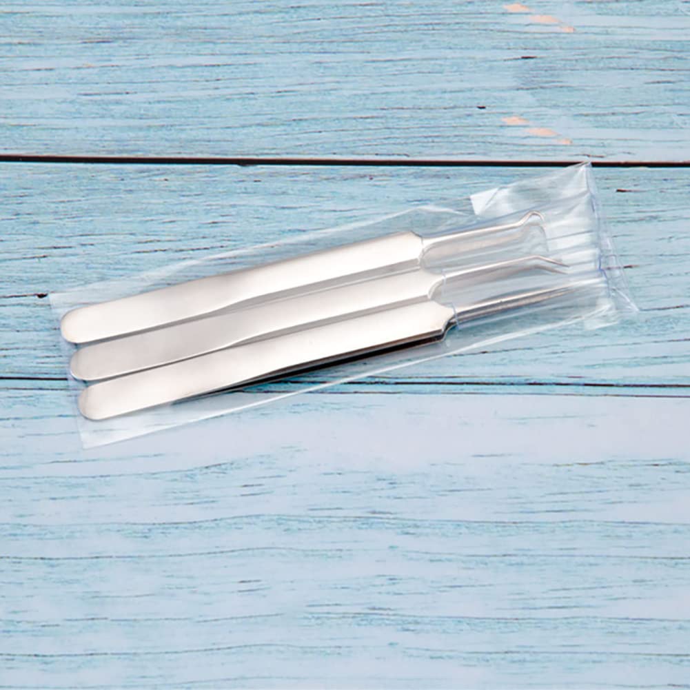 3 Pcs Stainless Steel Blackhead Splinter Remover Tweezers Blackhead Removal Needle Pointed Tweezers Ingrown Hair Tweezers Beauty and Personal Care UUYYEO