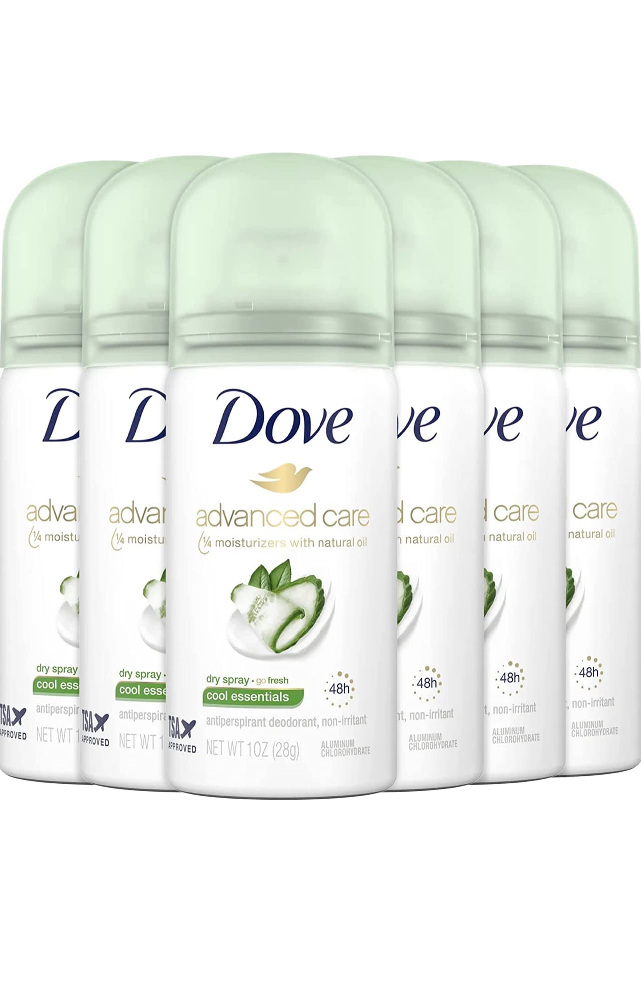 Dove Deodorant 1 Ounce Dry Spray Cool Essentials (12 Pack) Beauty and Personal Care Dove