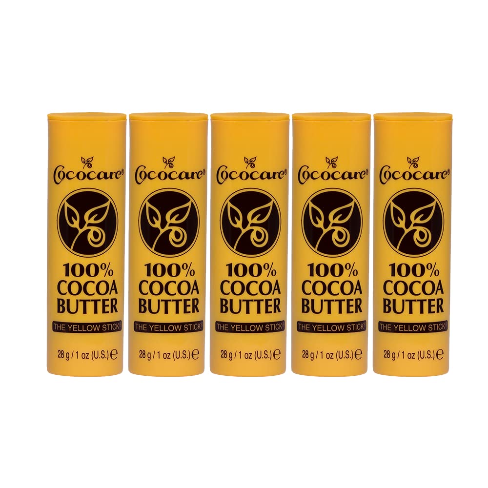 Cococare Coco Cocoa Butter Stick, Stock 100% (1 oz, 5 ct) Beauty & Personal Care COCOCARE