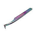 Tool Alement Japan Stainless Steel Plasma Coating 12cm Axe Tips Eyelash Tweezer R-JP11-4002 Beauty & Personal Care Tool Alement