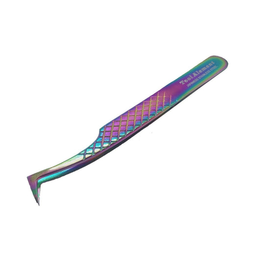 Tool Alement Japan Stainless Steel Plasma Coating 12cm Axe Tips Eyelash Tweezer R-JP11-4002 Beauty & Personal Care Tool Alement