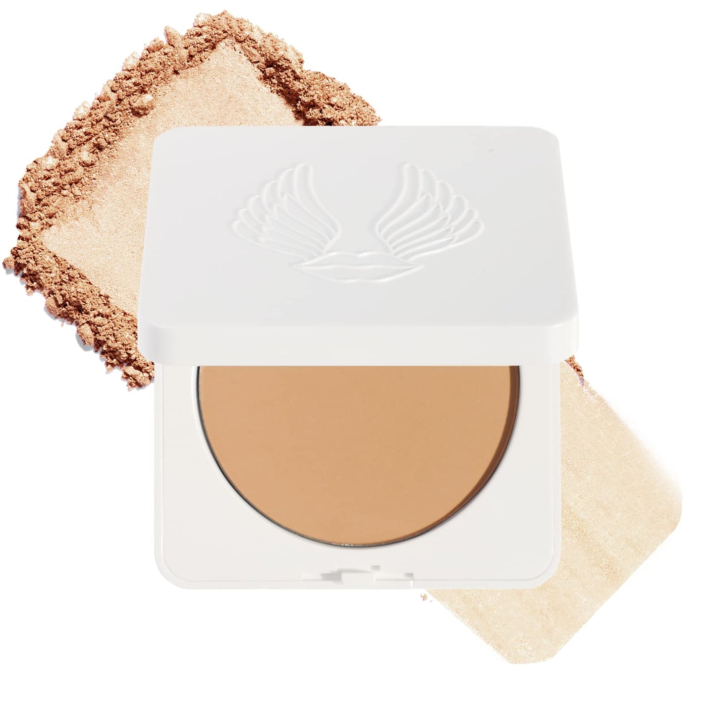 True + Luscious Sheer Halo Complexion Powder in Tan Beige - Talc-Free Setting & Foundation Powder - Oil Control Mineral Pressed Powder with Kaolin Beauty & Personal Care True + Luscious