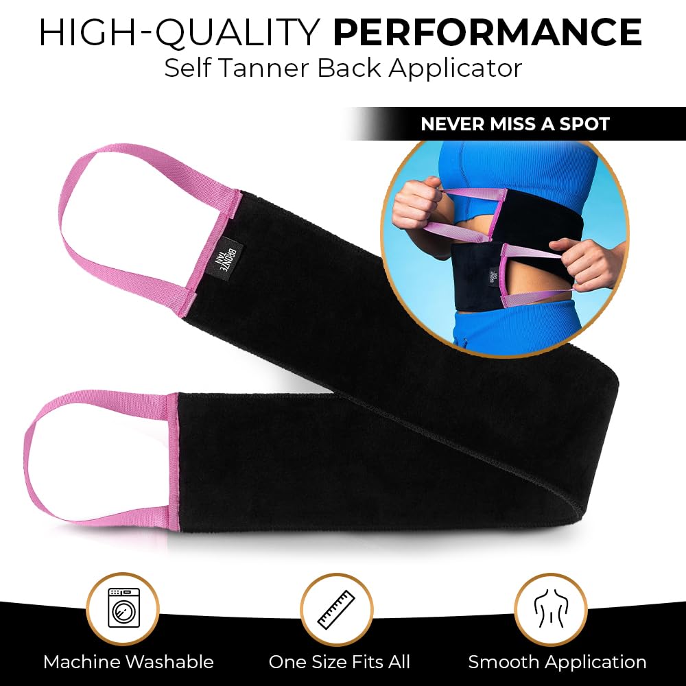Bronze Tan Self Tanner Back Applicator - Tanning Mitt For Sunless Tanning Mousse or Lotion - Tan your Back Quickly and Easily - Self Tanning Back Beauty & Personal Care Existing Beauty