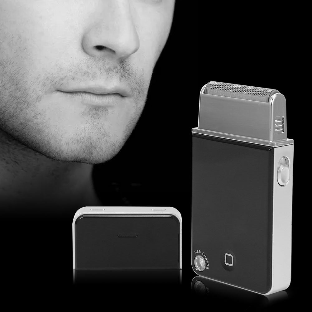 Sonew Men's Beard Trimmer Electric Rechargeable Shaver for Face, Nose, and Ear Hair, with USB Charger Beauty and Personal Care Sonew