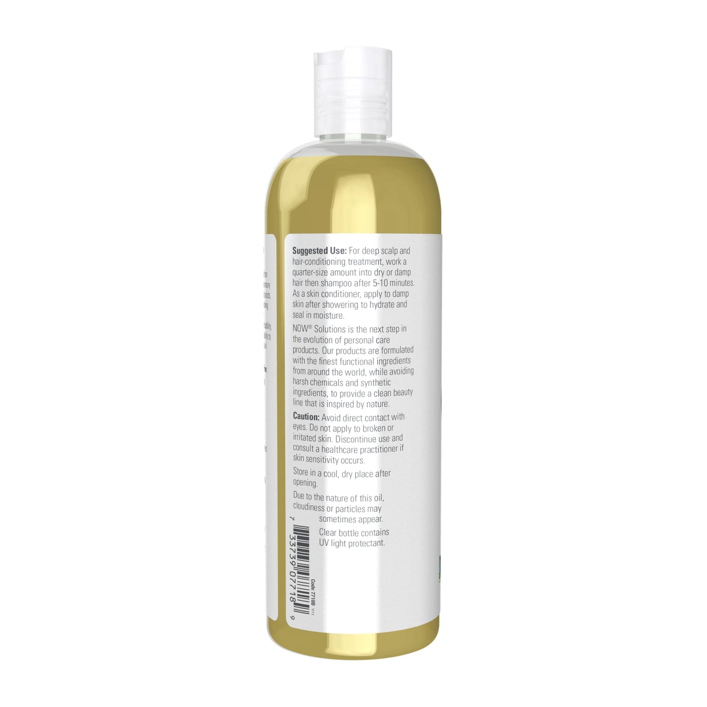 NOW Foods Solutions, Jojoba Oil, 100% Pure Moisturizing, Multi-Purpose Oil for Face, Hair and Body, 16-Ounce Beauty & Personal Care NOW Foods