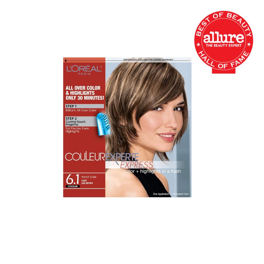 L'Oreal Paris Couleur Experte 2-Step Home Hair Color and Highlights Kit, French Éclair Beauty & Personal Care L'Oreal Paris