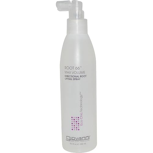 GIOVANNI Root 66 Max Volume Lifting Hair Spray - Lift Volumizing Spray to Thicken & Style Fine Hair, Increases Body & Shine, Weightless Texture, Color Beauty & Personal Care GIOVANNI