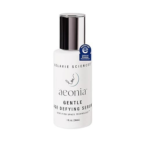 Aeonia Gentle Age-Defying Serum - Certified Space Technology Skincare, Age-Defying Face Serum with Bacillus Lysate & Resveratrol - Hydrates, Firms Beauty & Personal Care Delavie Sciences