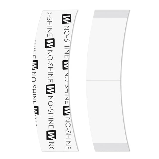 Walker Tape No-Shine Hair System Tape C Contour Tabs, Hypoallergenic Double Sided Wig Tape for Lace Systems, Toupees, and Tape in Human Hair