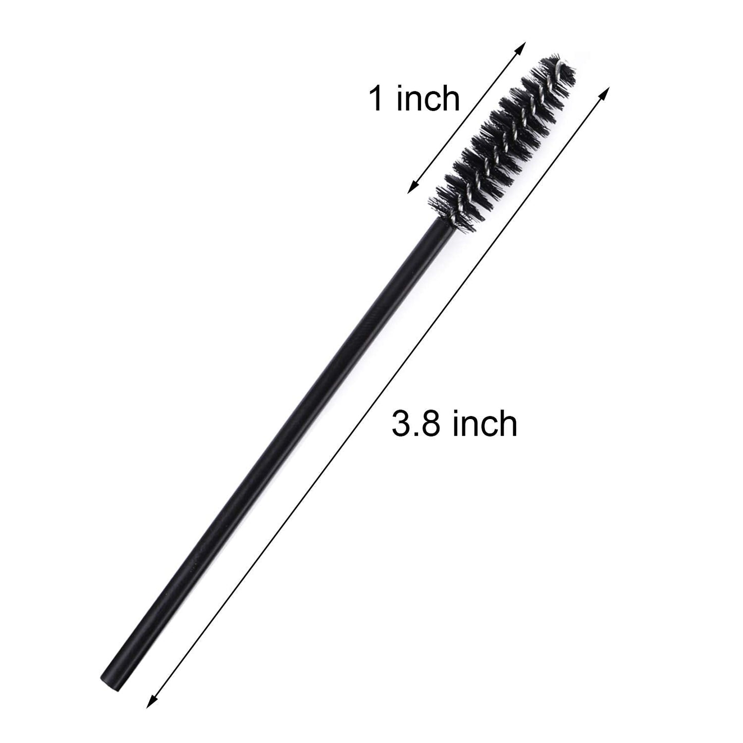 Tbestmax 200 Disposable Mascara Wand Eyebrow Brushes Spoolies Applicator for Eyelash Extension Makeup Kits Beauty & Personal Care Tbestmax