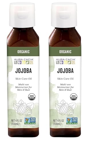 Aura Cacia Organic Skin Care Oil, Balancing Jojoba, 4 Fluid Ounce (Pack of 2) Beauty & Personal Care Aura Cacia
