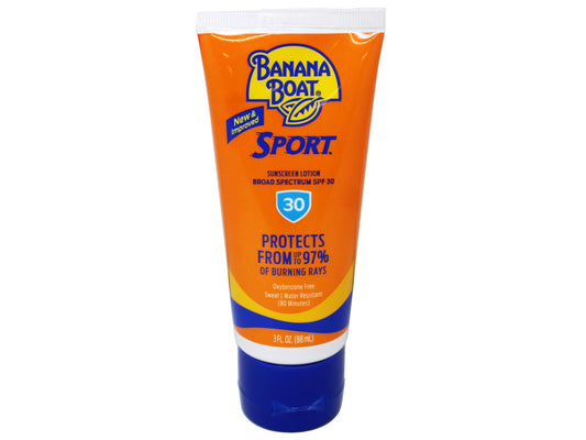Banana Boat Sport Performance Sunscreen Lotion Travel Size SPF 30, 3 Oz Beauty & Personal Care Banana Boat