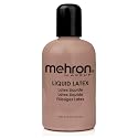 Mehron Makeup Liquid Latex | SFX Makeup | Halloween Latex Makeup | Latex Glue for Skin | Prosthetic Glue 4.5 fl oz (133 ml) (Dark Flesh) Beauty & Personal Care Mehron